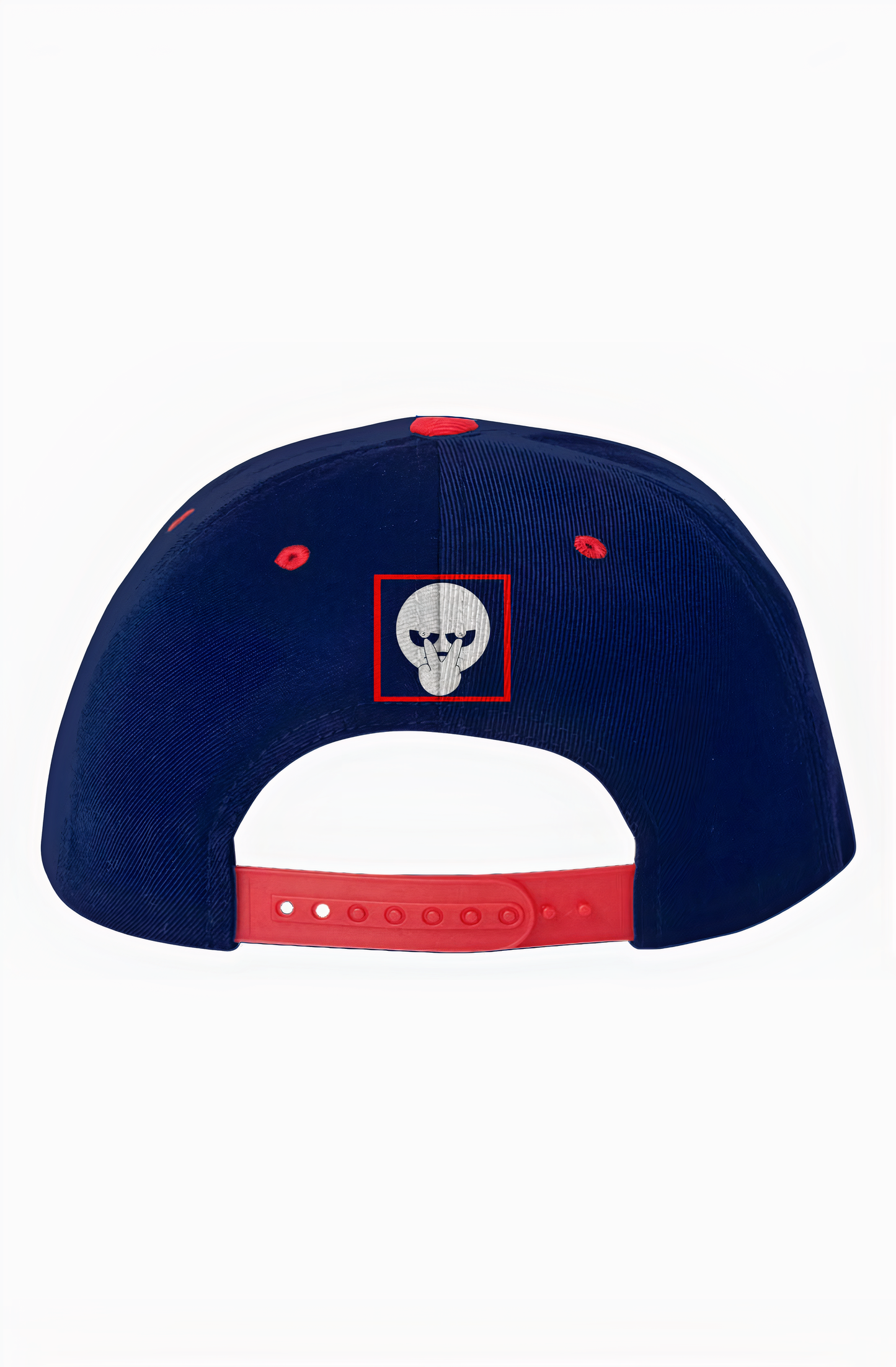 Focus Rich Clothing FCS RCH ICON Navy/Red Snapback – Vintage Two-Tone Streetwear Hat