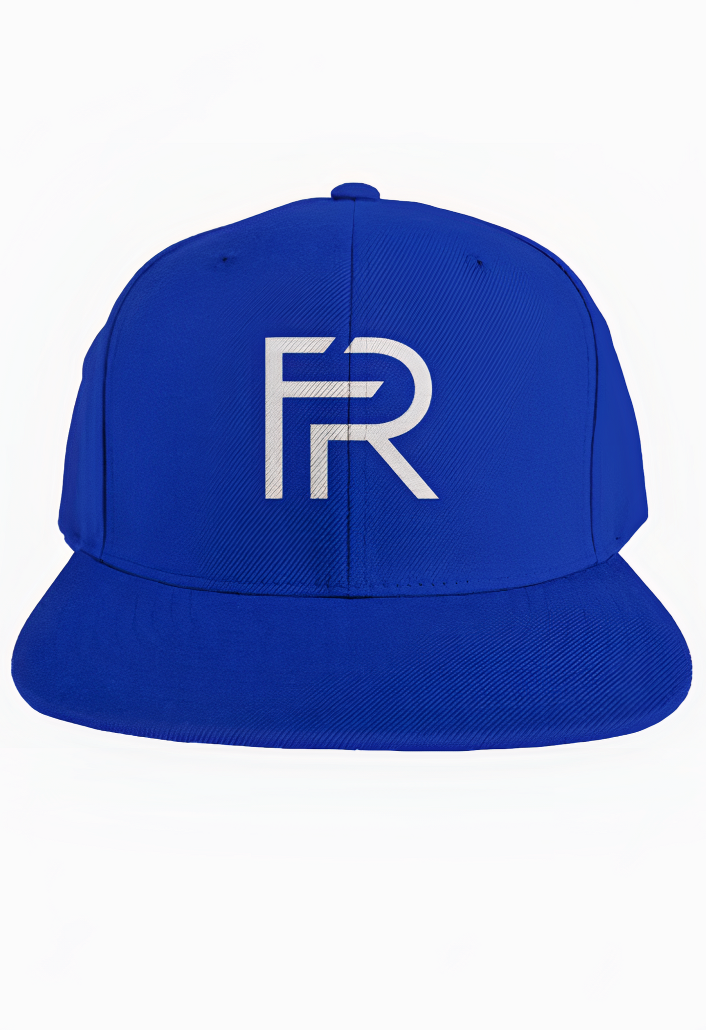 Blue Focus Rich Clothing Snapback Hat with Embroidered FR Symbol Logo